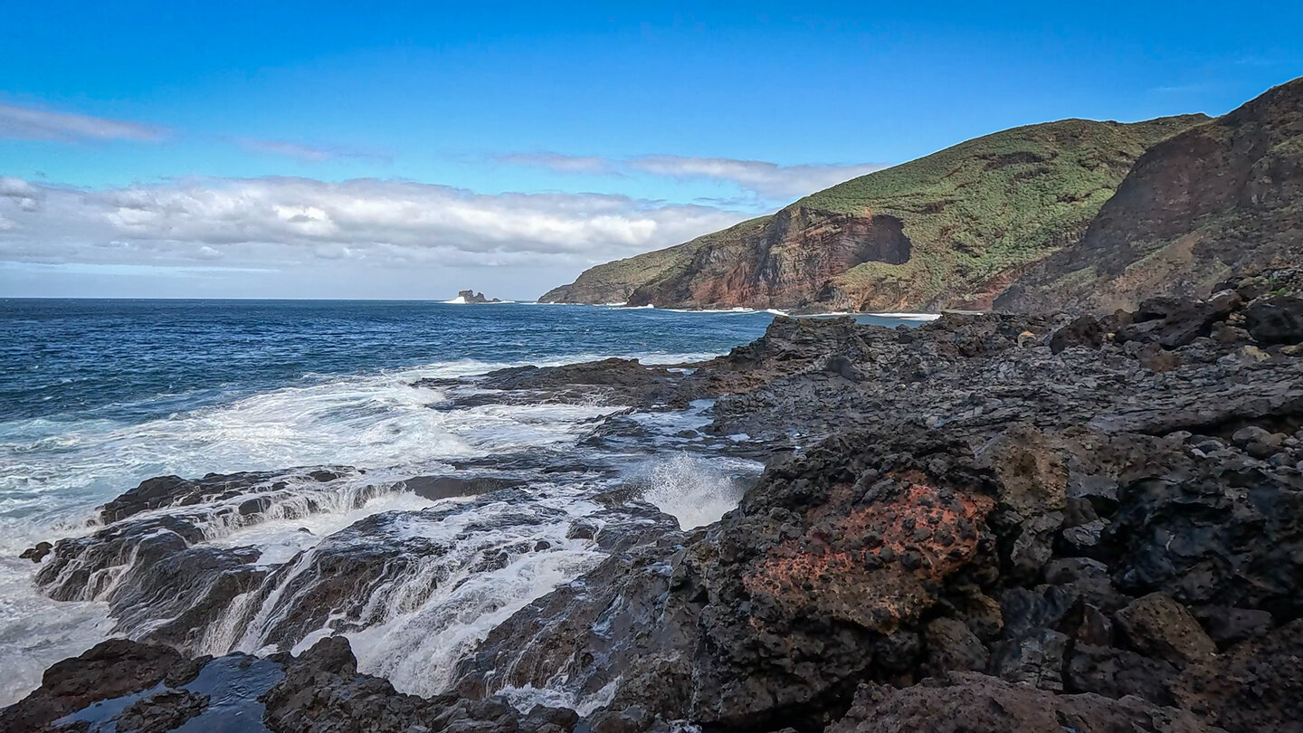 Roque de Santo Domingo an der Küste im Norden von La Palma