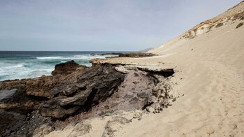 Sandwanderweg entlang der Atlantikküste