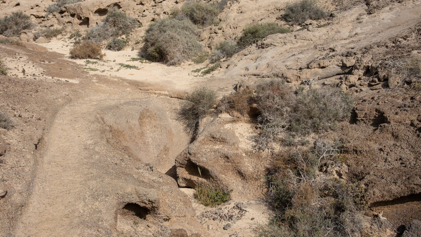 Wanderweg durchs Barranco de los Conejos