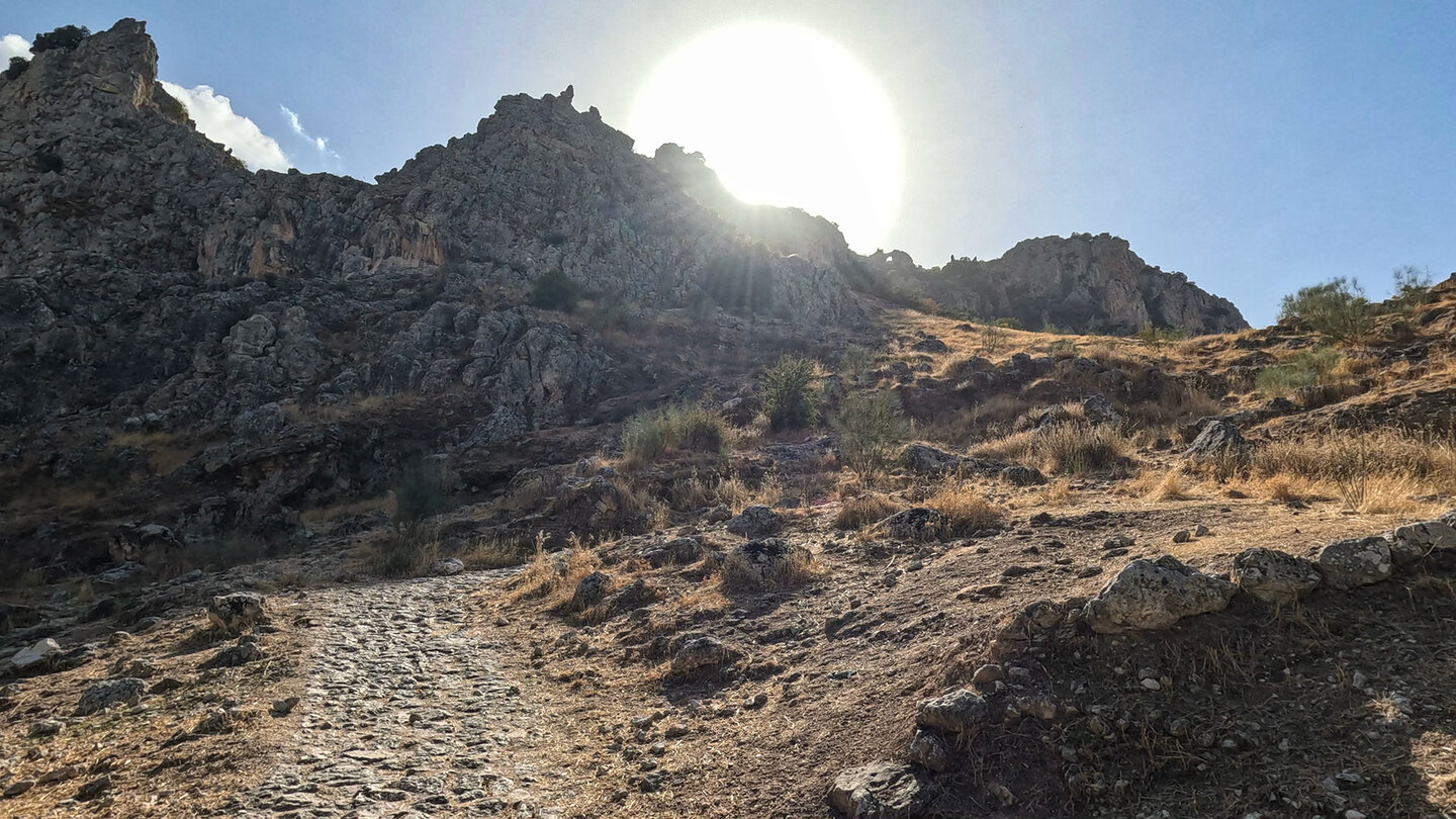 Wanderweg zur Río-Bailón-Schlucht