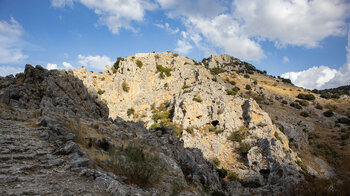 Wanderweg über der Schlucht des Río Bailón