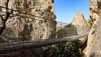 Hängebrücke von Zuheros