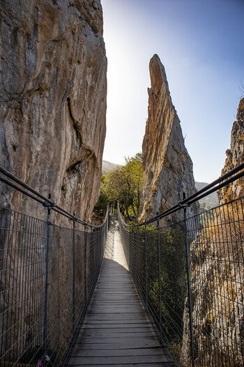 Puente colgante de Zuheros