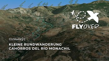 Faszinierende Schluchtenwanderung in Andalusien: 3D-Flyover der Cahorros del Río Monachil