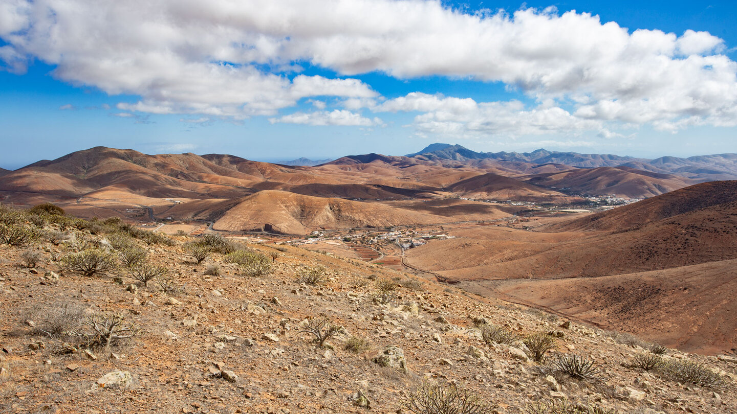 traumhafte Aussicht über den Osten von Fuerteventura