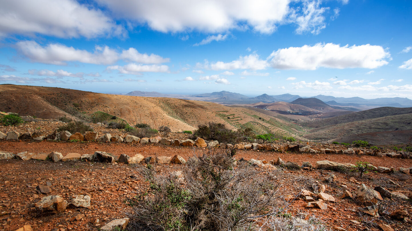 Panoramablick über den Wanderweg SL FV 31