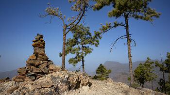 Steinsäule am Montaña de Tauro