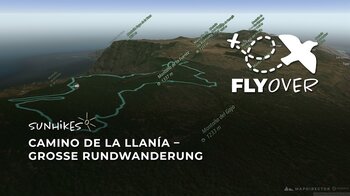 Durch den verwunschenen Laurisilva zur Caldera: Große Llanía-Runde im 3D-Flyover