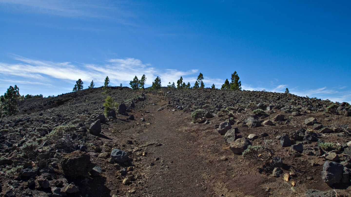 Wanderweg über den Höhenrücken der Cumbre Vieja