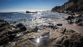 Gezeitenzone im Naturpark del Estrecho