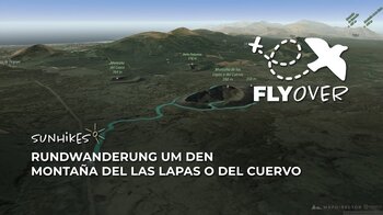 Rundwanderung um den Montaña del las Lapas o del Cuervo – Flyover