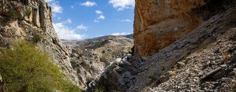 die Schlucht Barranco de la Osa in der Sierra de Castril
