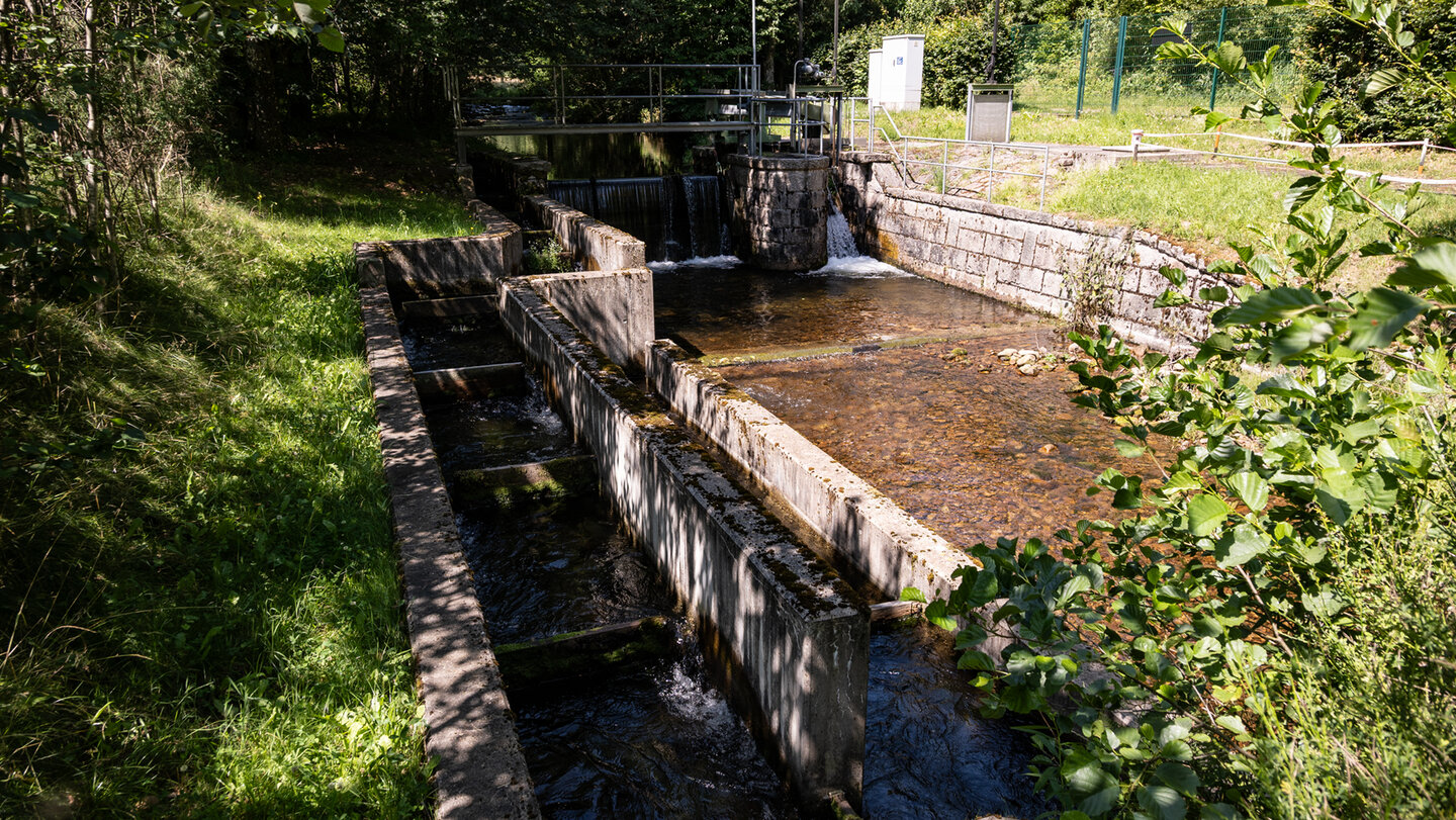 Stauwehr an der Eayach