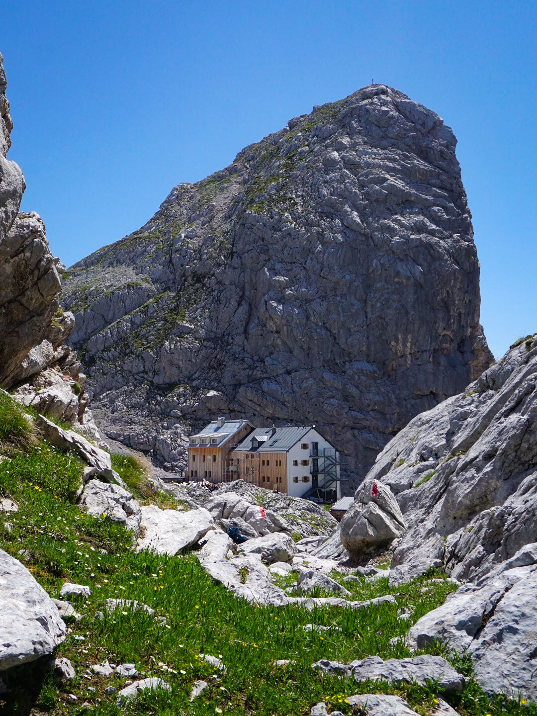 das Riemannhaus in den Berchtesgadener Alpen