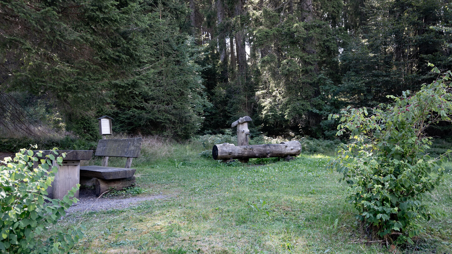 Rastmöglichkeit am Pfaffen-Brünnele