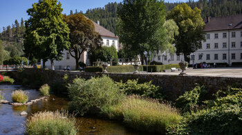 der Flusslauf der Alb in St. Blasien