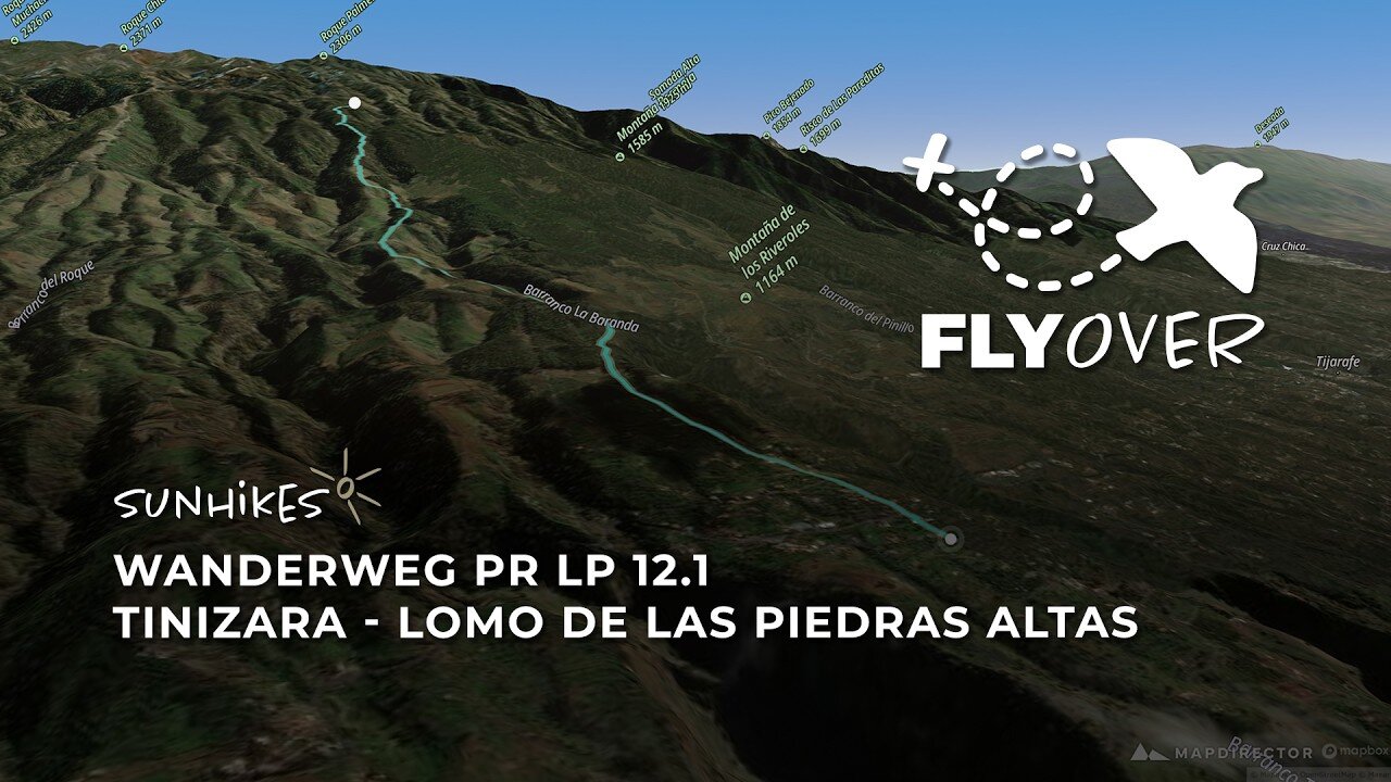 1.000 Höhenmeter purer Aufstieg auf La Palma: Der Bergweg PR-LP 12.1 nach Piedras Altas im Flyover