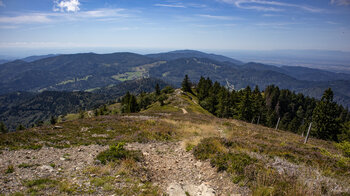 Panoramablick vom Belchengipfel im Hochschwarzwald