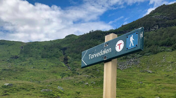 Wegweiser zum Torvedalen