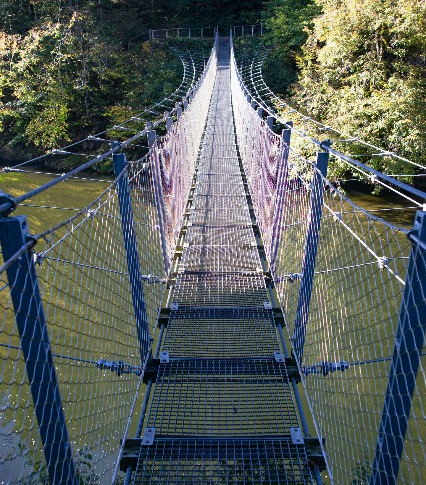 Hängebrücke über die Donau