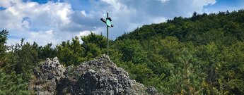Gipfelkreuz am Höhenglückssteig