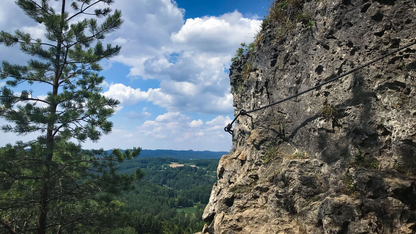 Ausblick am Höhenglückssteig