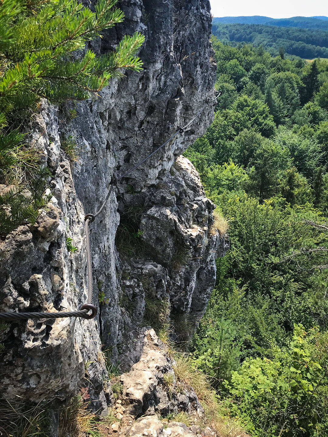 Blick auf den Steig