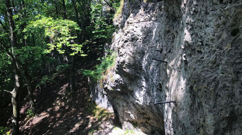 gut gesicherter Höhenglückssteig