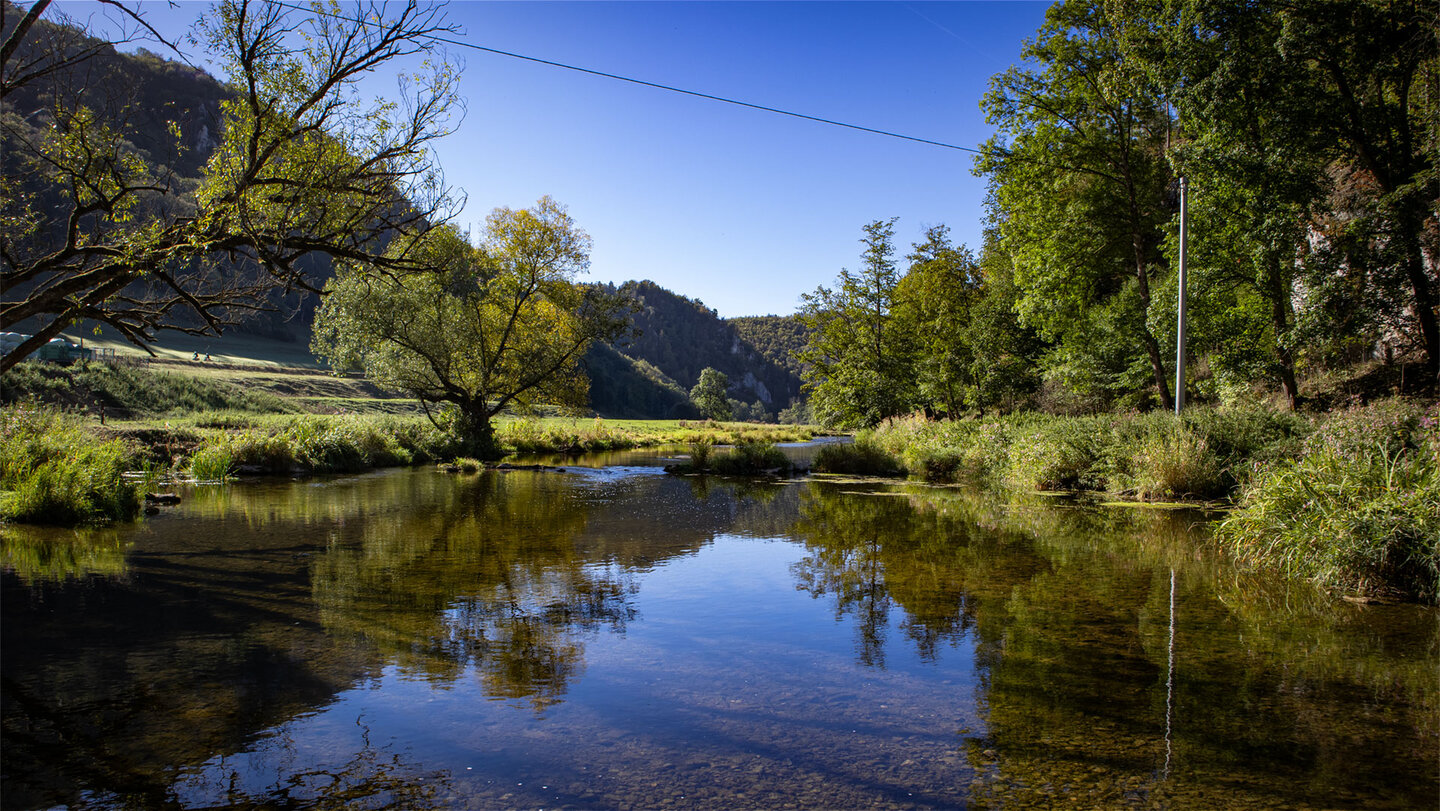 Donau bei der Querung am Jägerhaus.