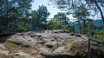 Krappenfels bei Eppenbrunn im Pfälzerwald