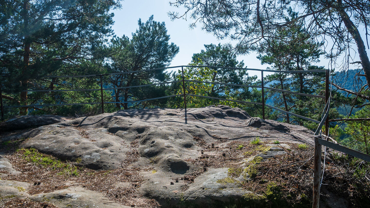 Krappenfels bei Eppenbrunn im Pfälzerwald