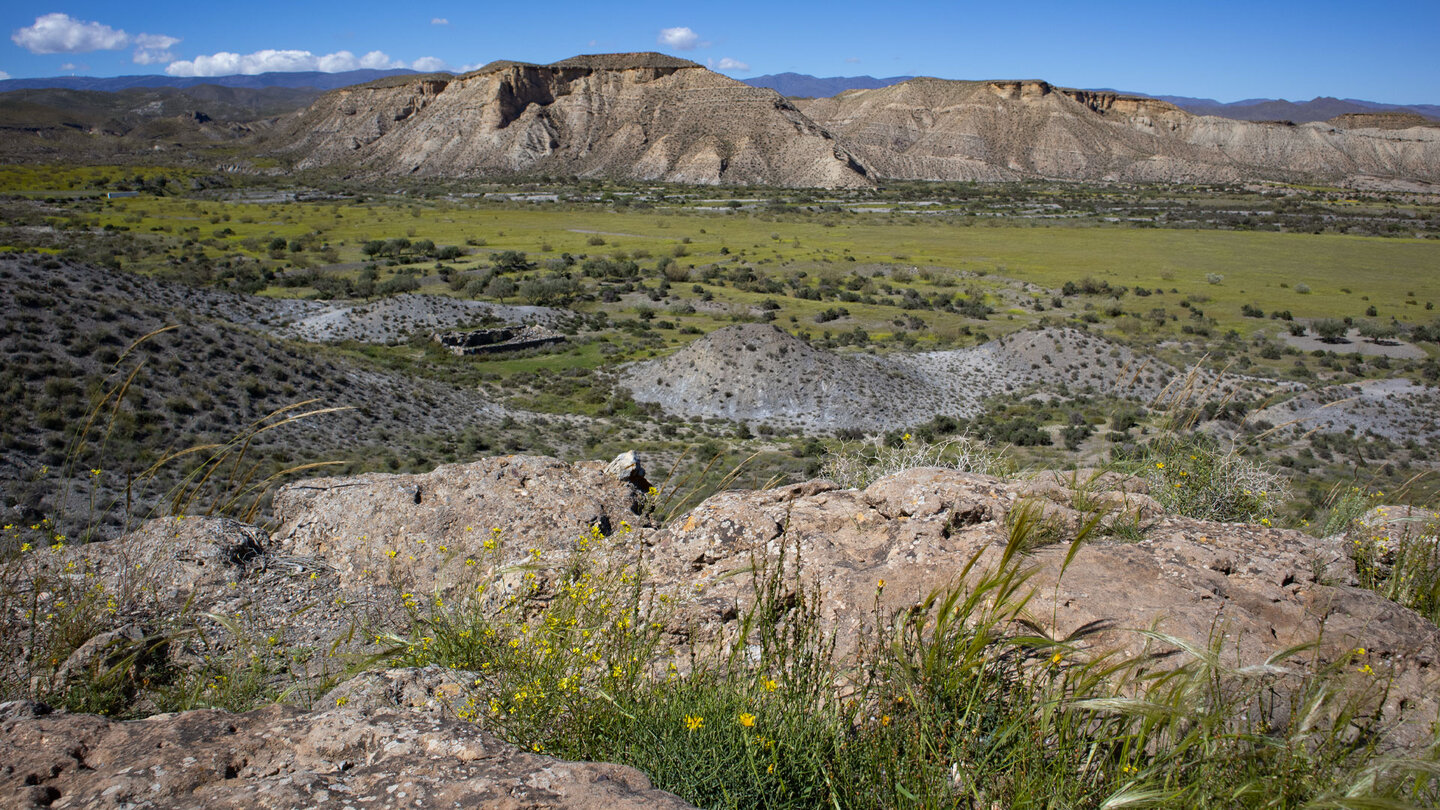 Blick auf einen der typischen Drehorte in der Desierto de Tabernas