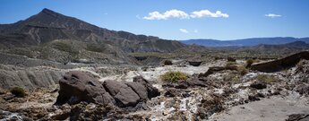 weite Sicht in der Desierto de Tabernas
