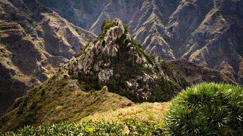 Blick auf den Roque del Pinos unterhalb von Chinamada