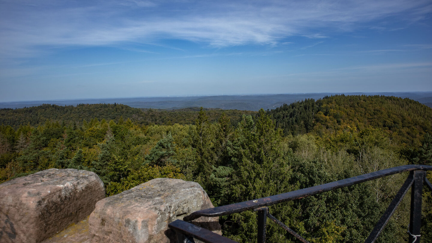 der Turm auf dem 581 Meter hohen Grand Wintersberg bietet eine grandiose Fernsicht