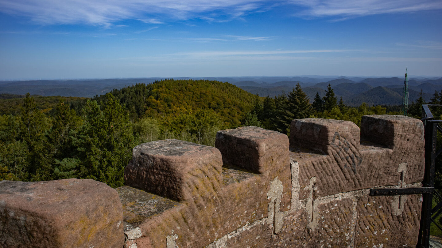 Ausblick vom Turm auf dem Grand Wintersberg