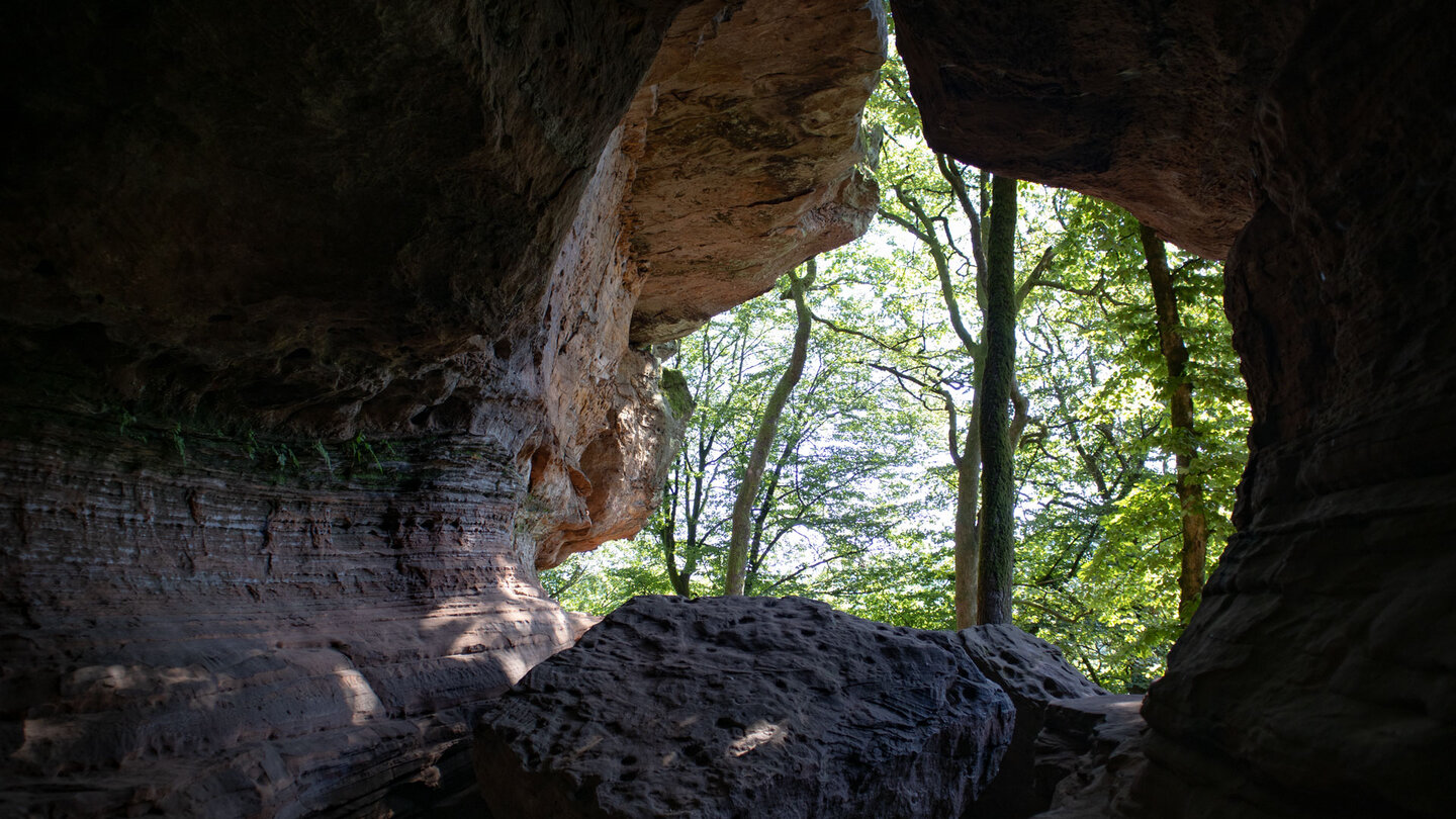 Detail des Altschlossfelsen