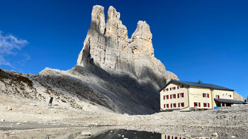 Gartlhütte vor den Vajolettürmen