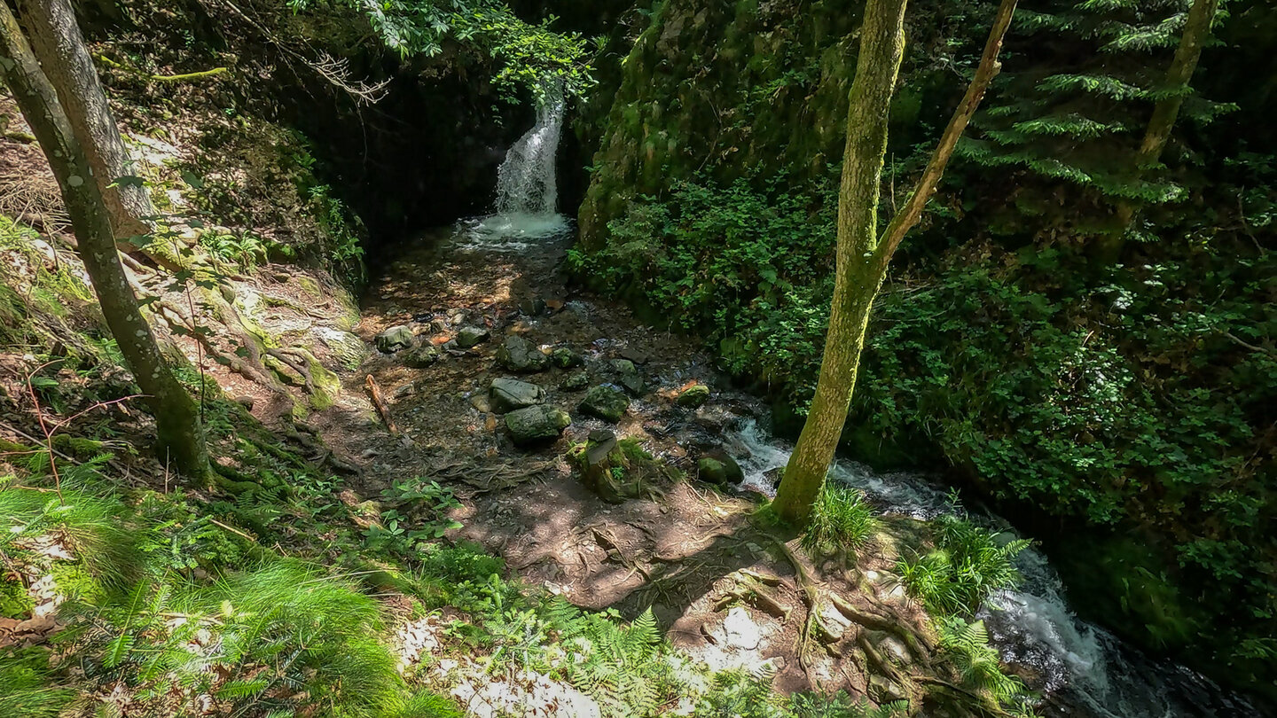 Kaskaden des Deglerbad Wasserfalls