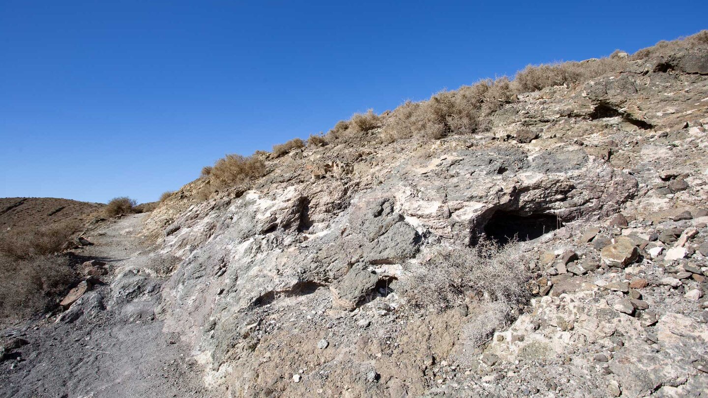 Wanderpfad zur kleinen Felskapelle Ermita Virgen del Tanquito