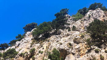 schroffe Felshänge in den Lefka Ori