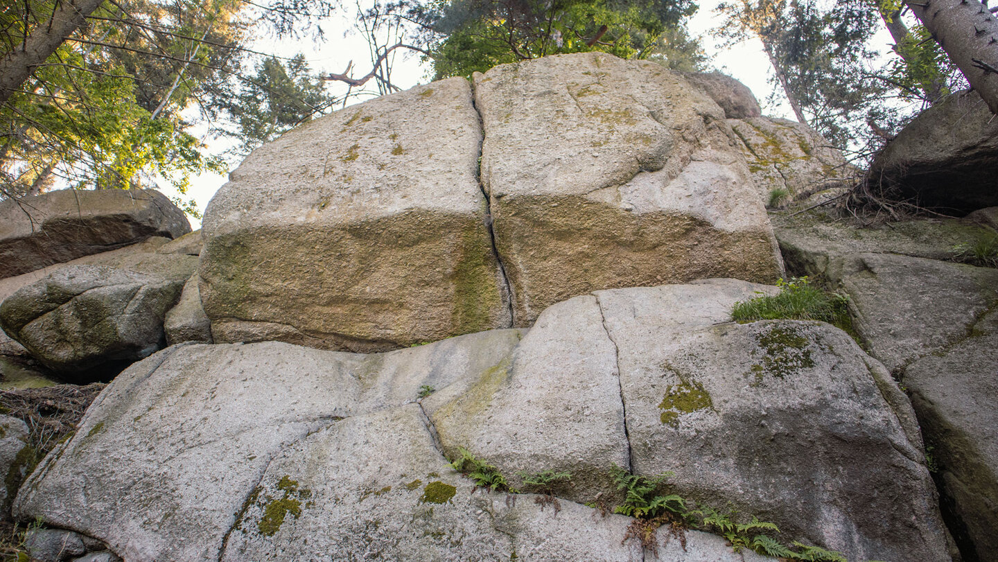 Wollsackverwitterung am Palmfelsen im Nordschwarzwald