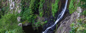 Wasserfall entlang der Wanderung durchs Barranco del Cedro