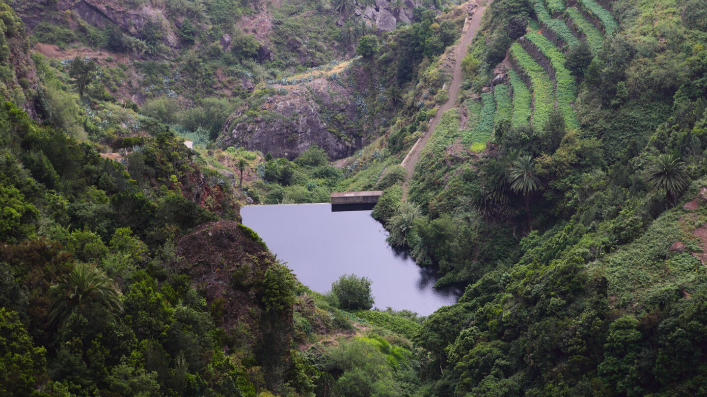 Blick auf den Stausee Embase de los TIles