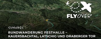 Rundwanderung ab Festhalle Gausbach: Kauersbachtal, Latschig und Draberger Tor – Flyover