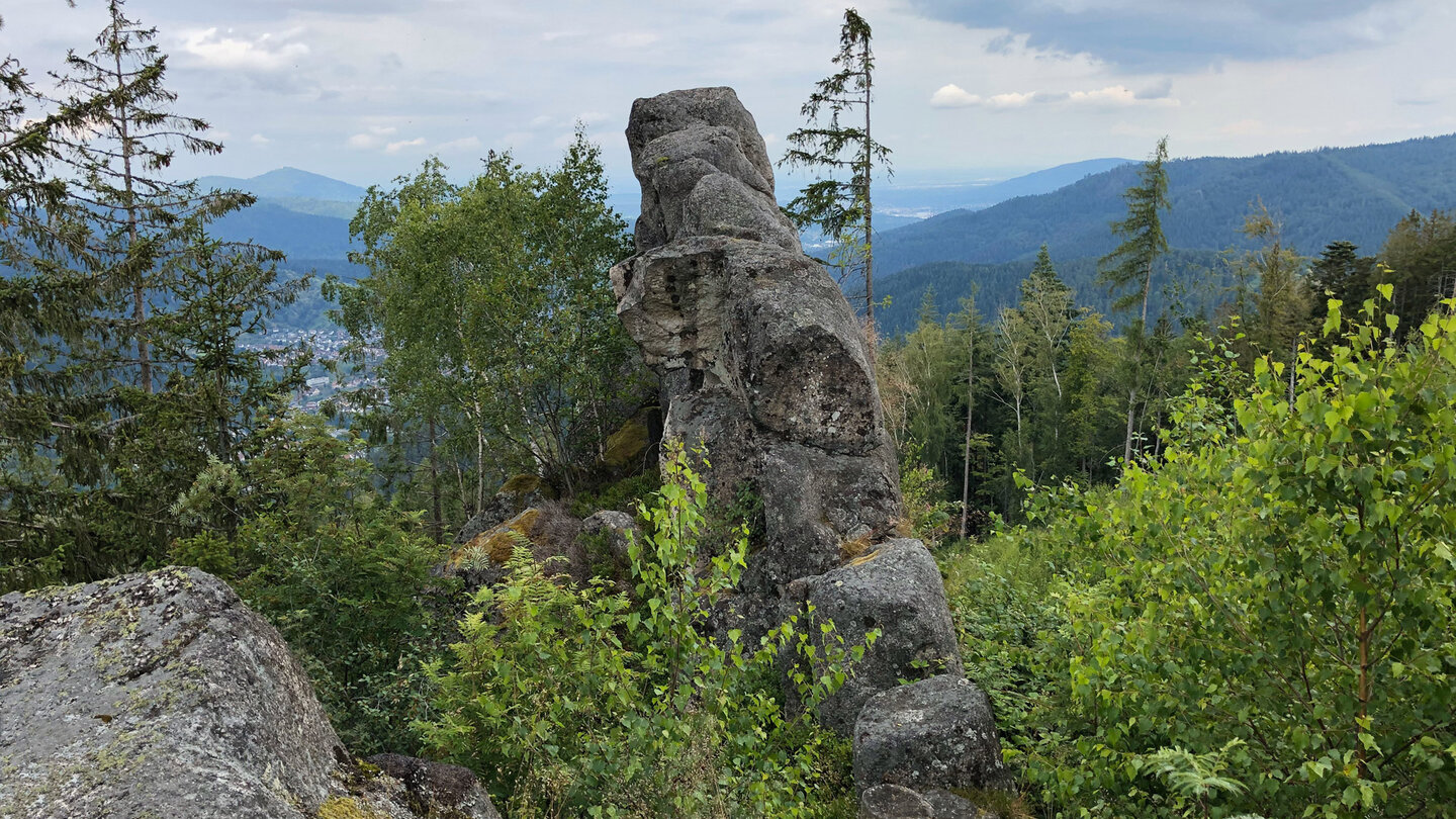 Felsformation bei der Hohen Schaar