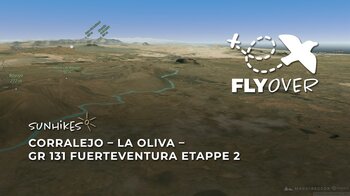 Durch Fuerteventuras feurigen Norden: Flyover der GR 131 Etappe 2 von Corralejo nach La Oliva