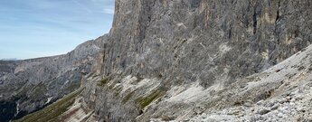 Blick auf den Santnerpass Klettersteig