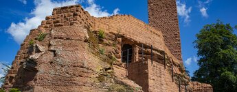 die Burg Scharfenberg ist ein Highlight der Wanderung