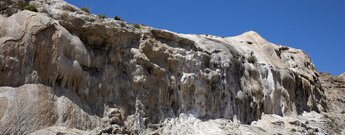 Kalksintergestein an der Cascada del Sal